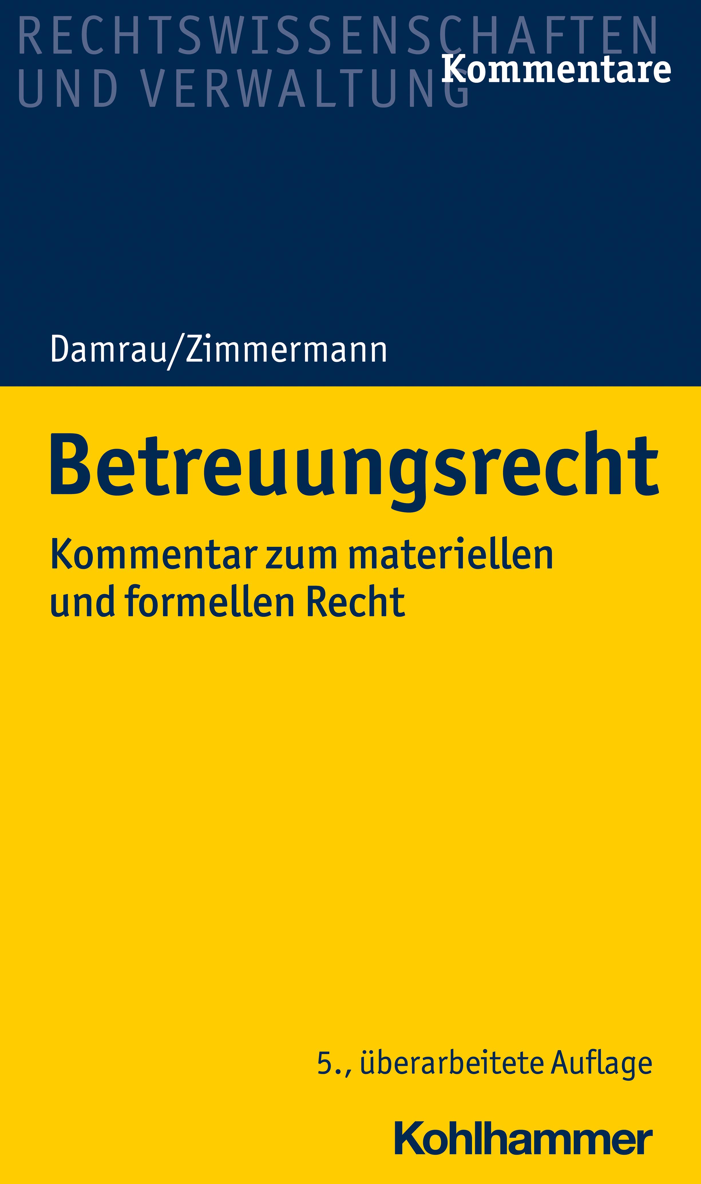 Vorderes Coverbild Betreuungsrecht