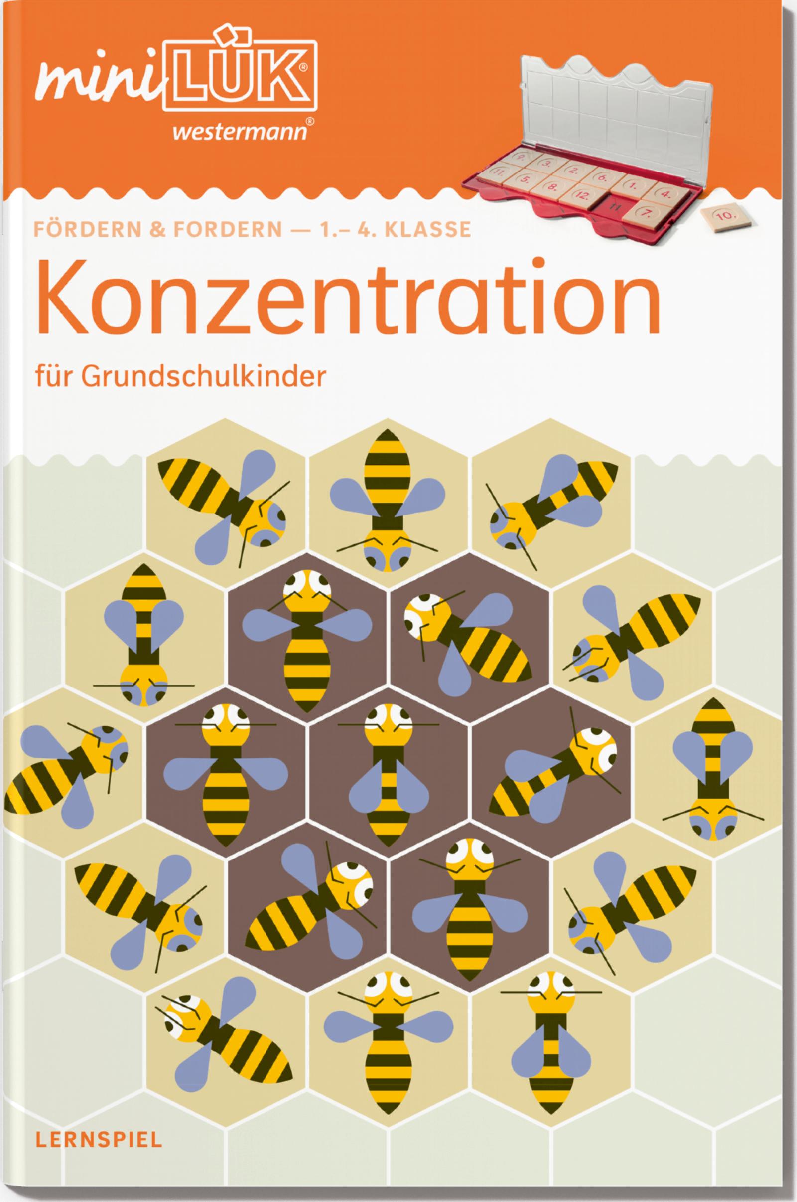 Vorderes Coverbild miniLÜK. Fördern & Fordern: Konzentration. 1./2./3./4. Klasse