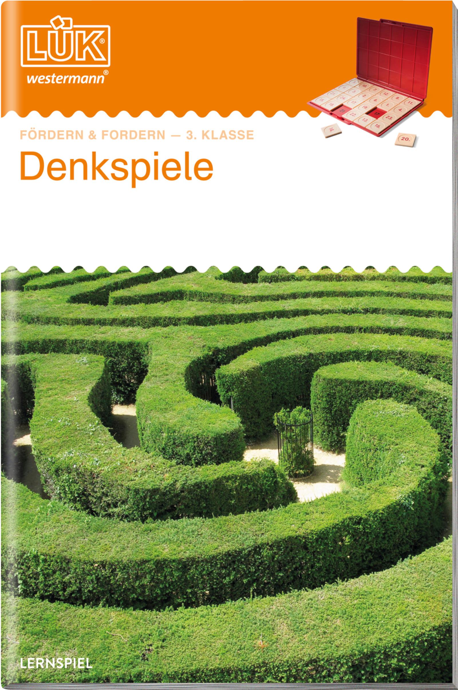 Vorderes Coverbild LÜK. Fördern & Fordern: Denkspiele. 3./4. Klasse