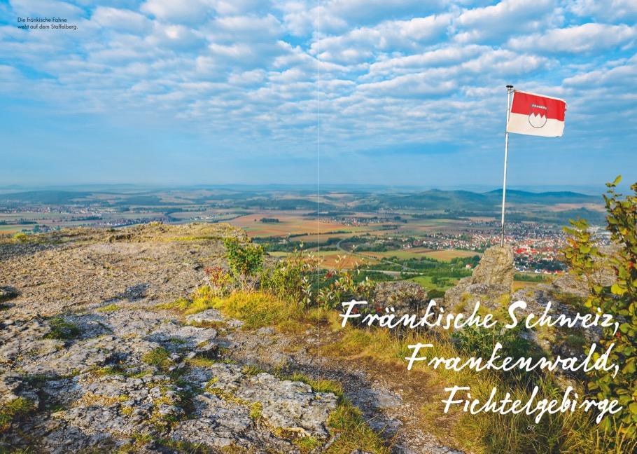 Beispielinhalt (Bild) Das Wanderbuch Franken
