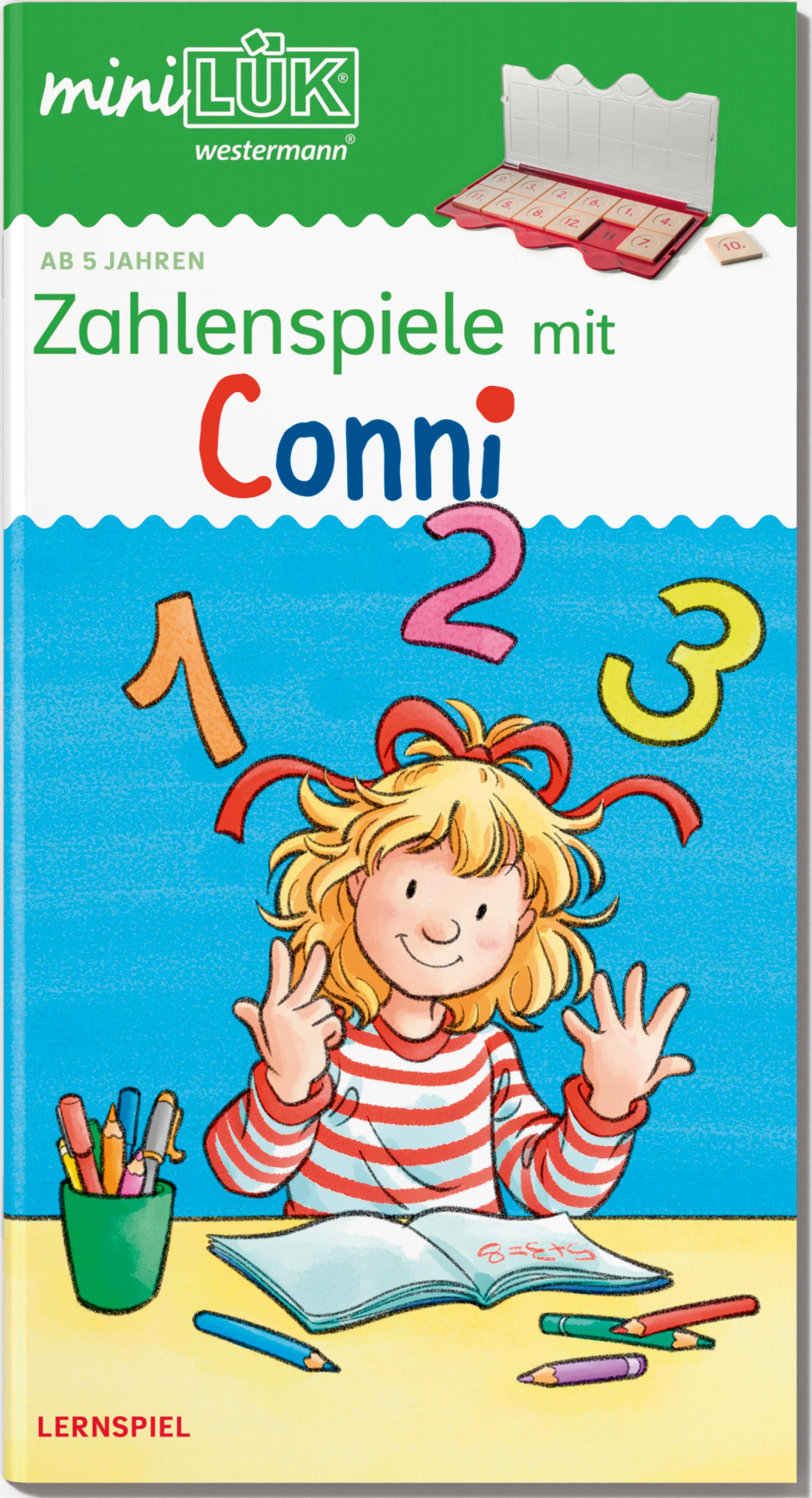Vorderes Coverbild Vorschule/ 1. Klasse: Zahlenspiele mit Conni