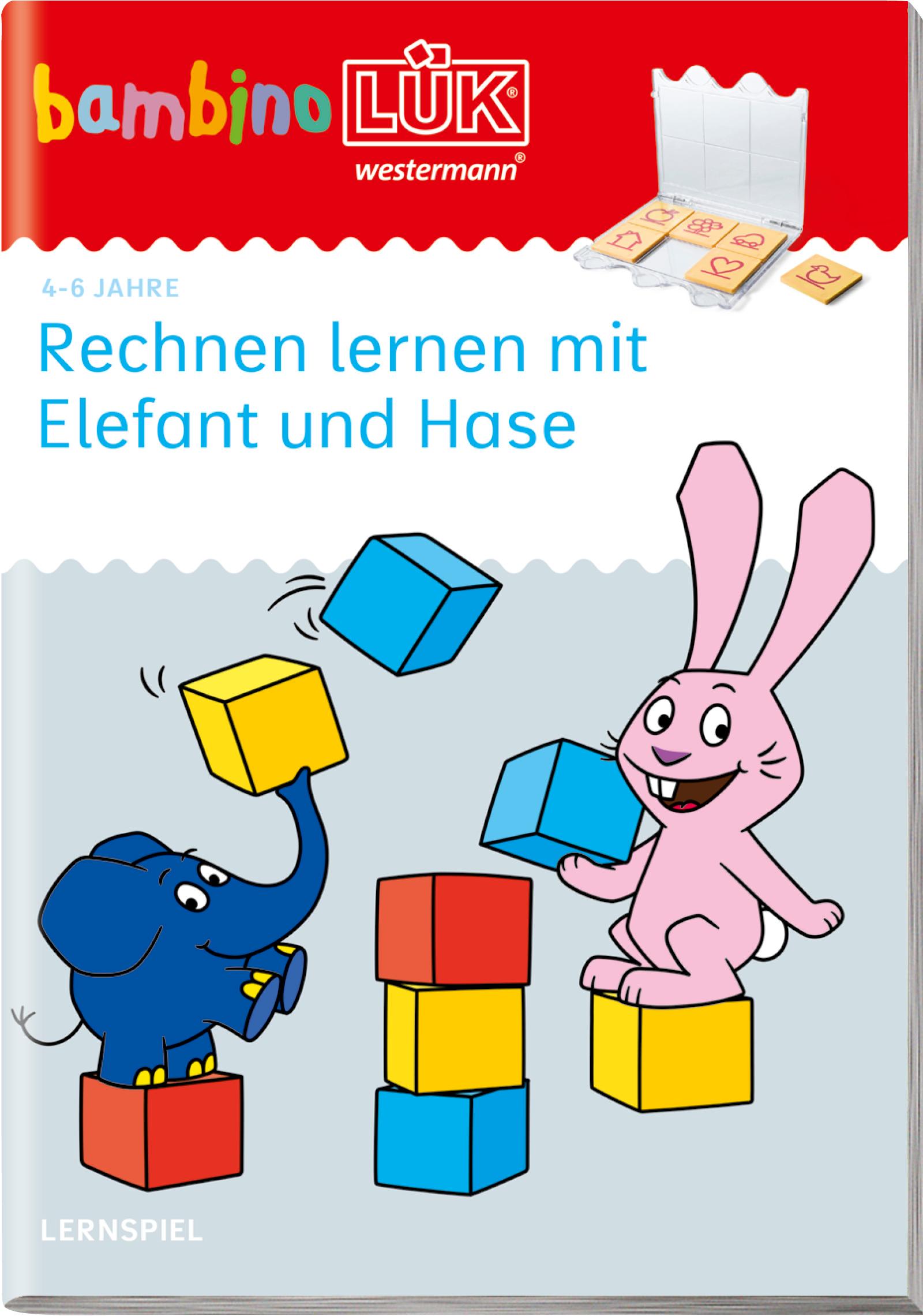 Vorderes Coverbild bambinoLÜK. Vorschule. Erstes Rechnen mit Elefant und Hase. 4/5/6 Jahre