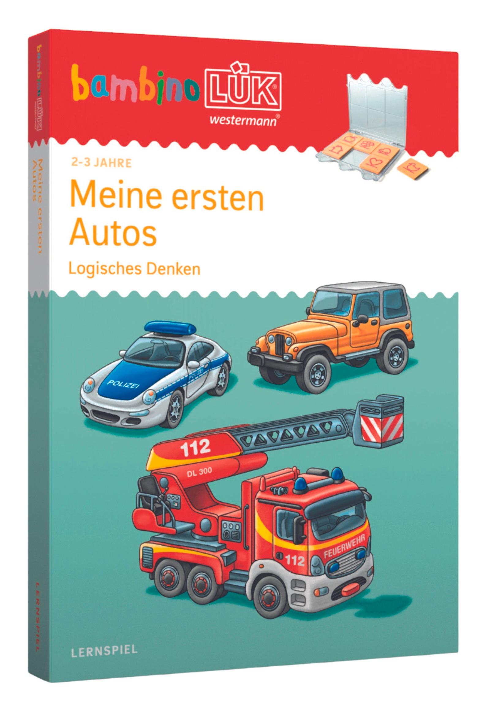 Vorderes Coverbild bambinoLÜK-Set. Kindergarten: Meine ersten Autos. 2/3 Jahre