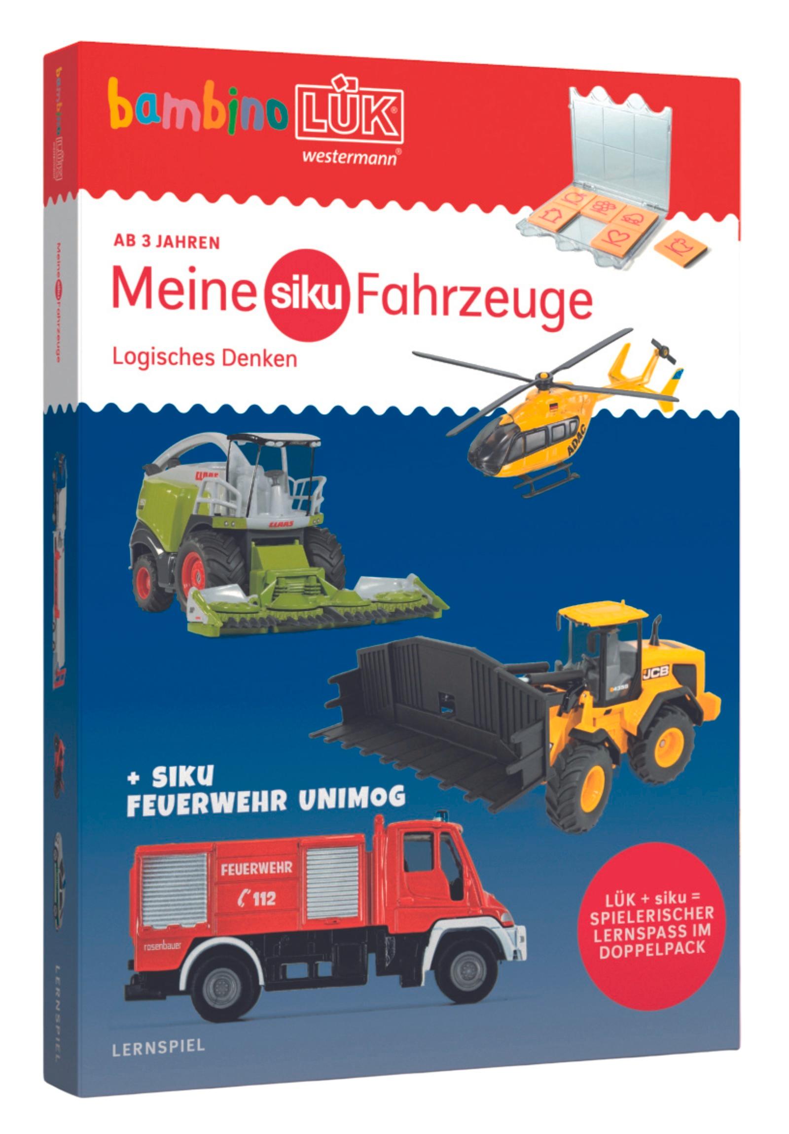 Vorderes Coverbild bambinoLÜK-Set. Meine siku Fahrzeuge - Logisches Denken ab 3 Jahre