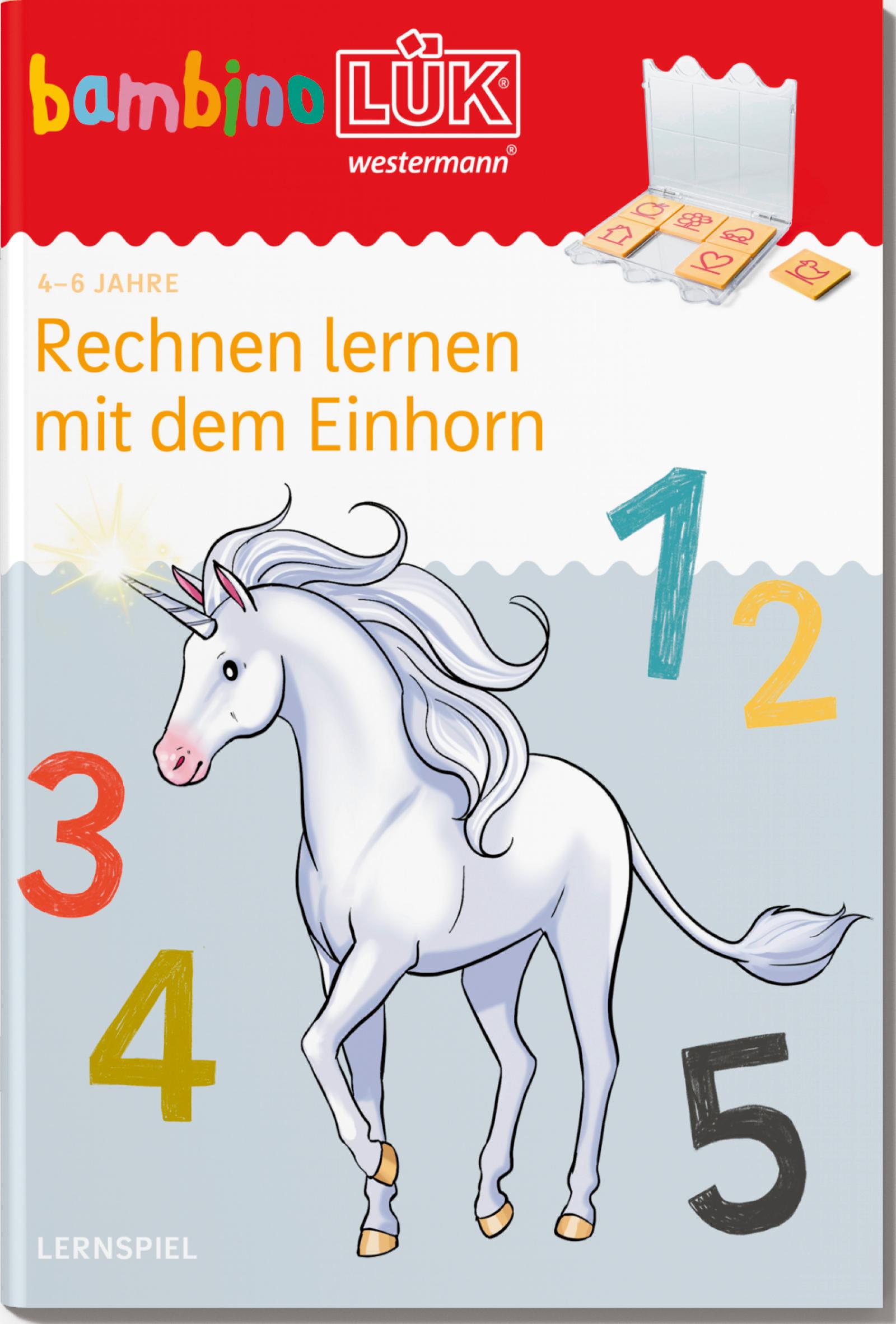 Vorderes Coverbild bambinoLÜK. 4/5/6 Jahre - Vorschule Rechnen lernen mit dem Einhorn