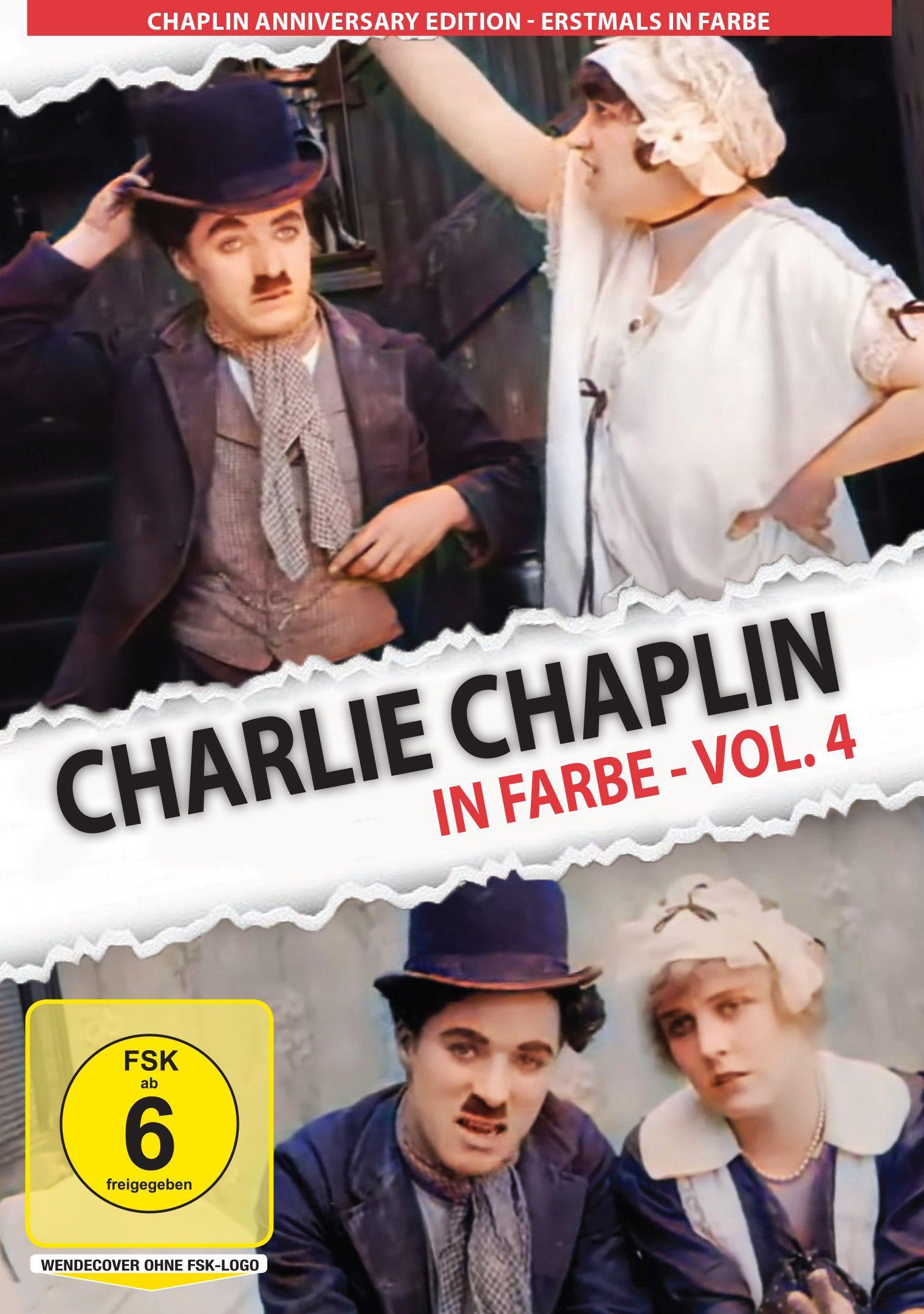 Vorderes Coverbild Charlie Chaplin in Farbe