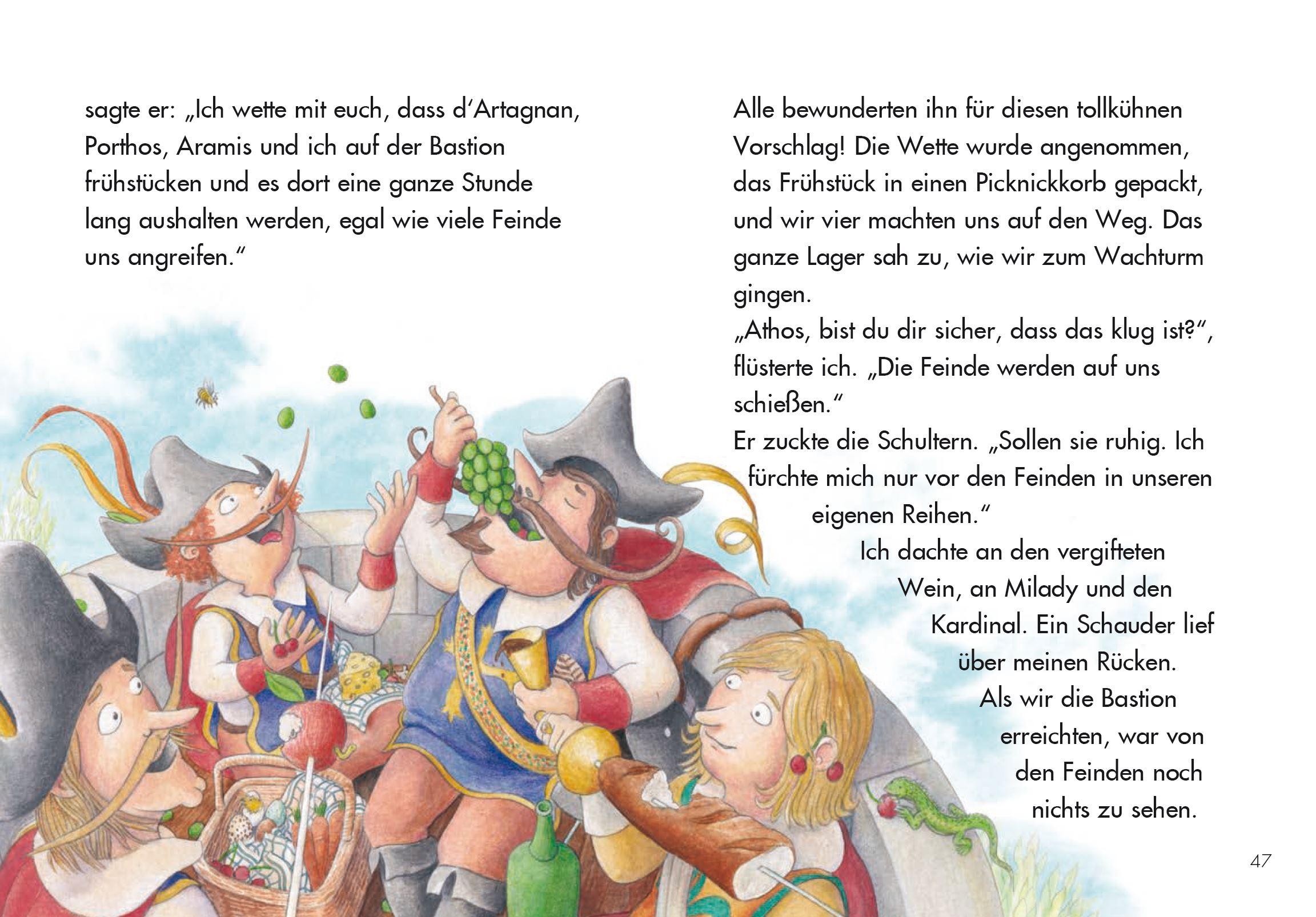Beispielinhalt (Bild) LESEZUG/Klassiker: Die drei Musketiere