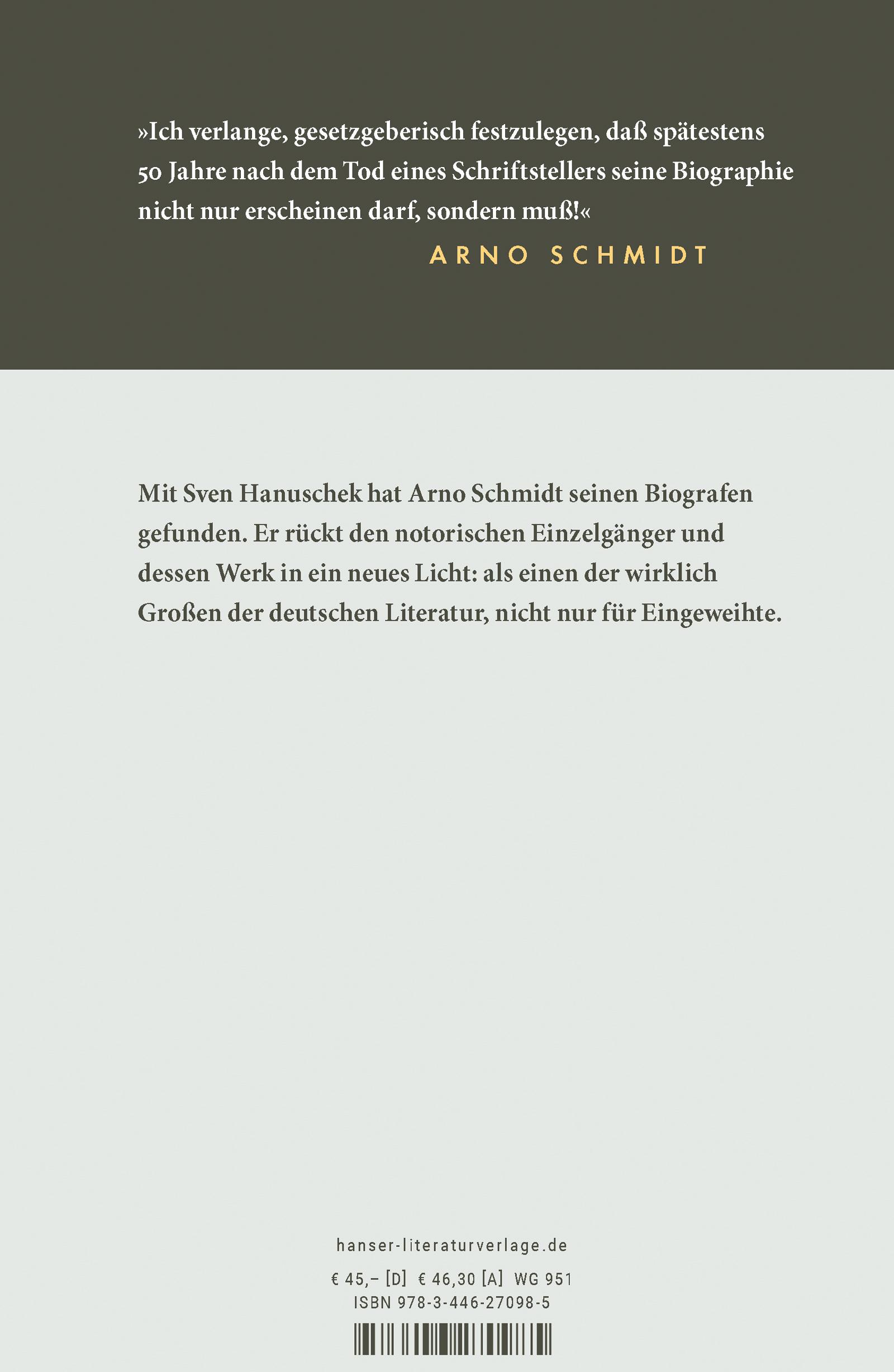 Beispielinhalt (Bild) Arno Schmidt