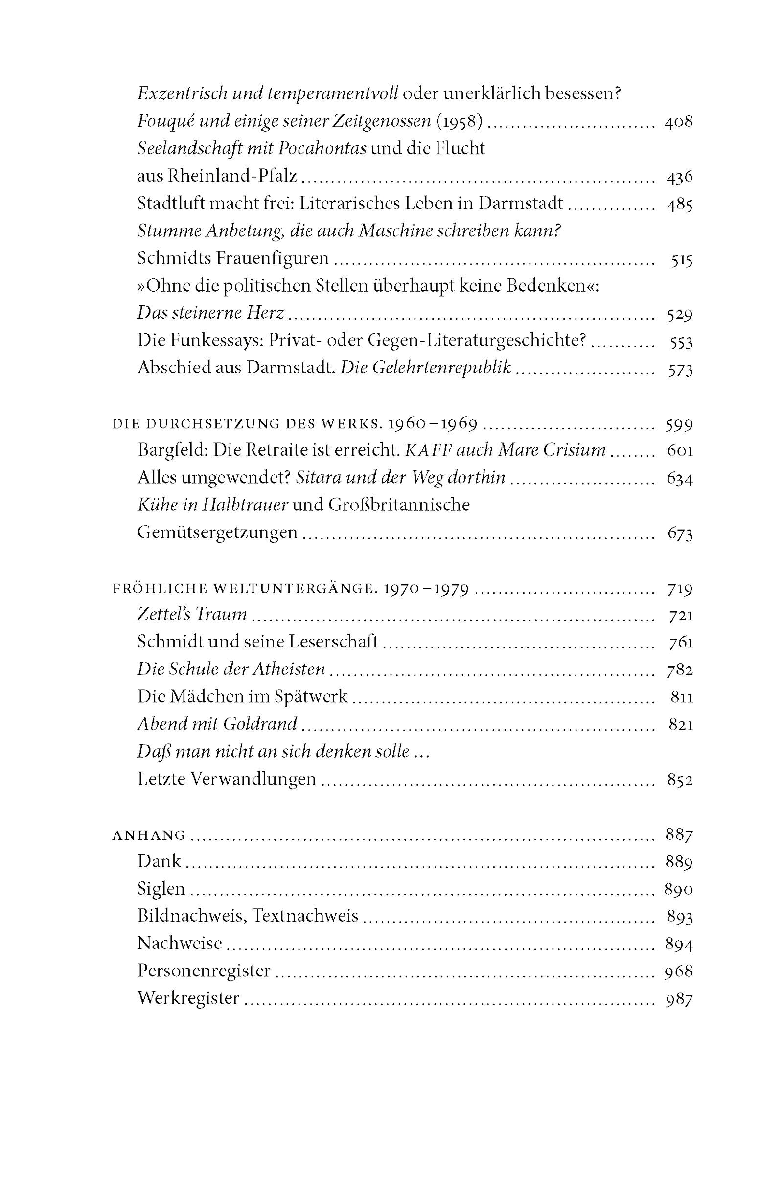 Beispielinhalt (Bild) Arno Schmidt