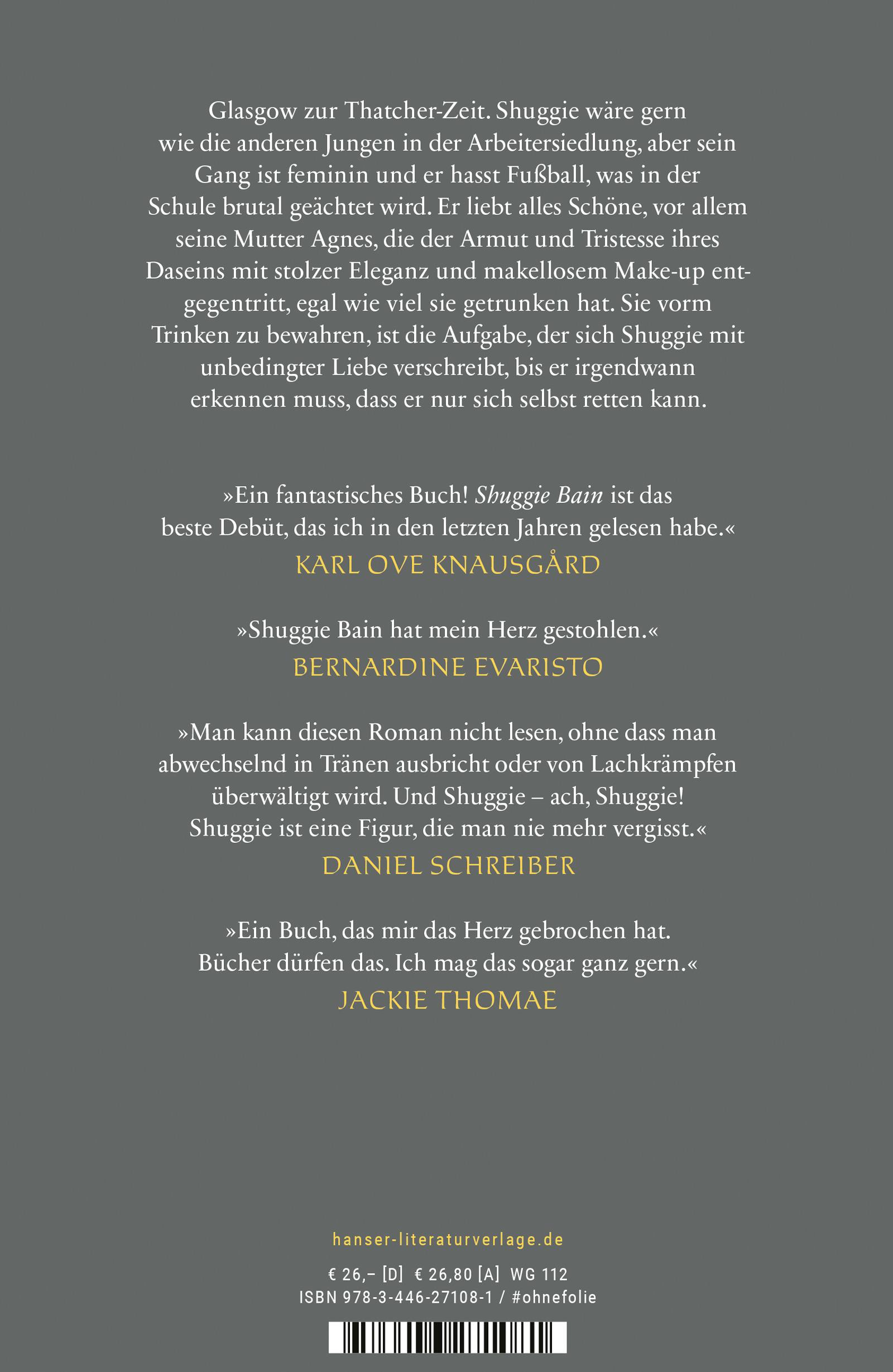 Beispielinhalt (Bild) Shuggie Bain