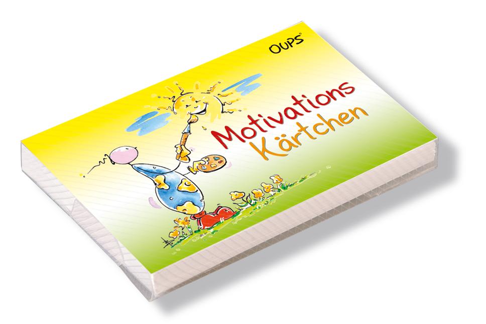 Vorderes Coverbild Oups Kärtchenbox - Motivationskärtchen