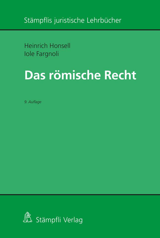 Vorderes Coverbild Römisches Recht