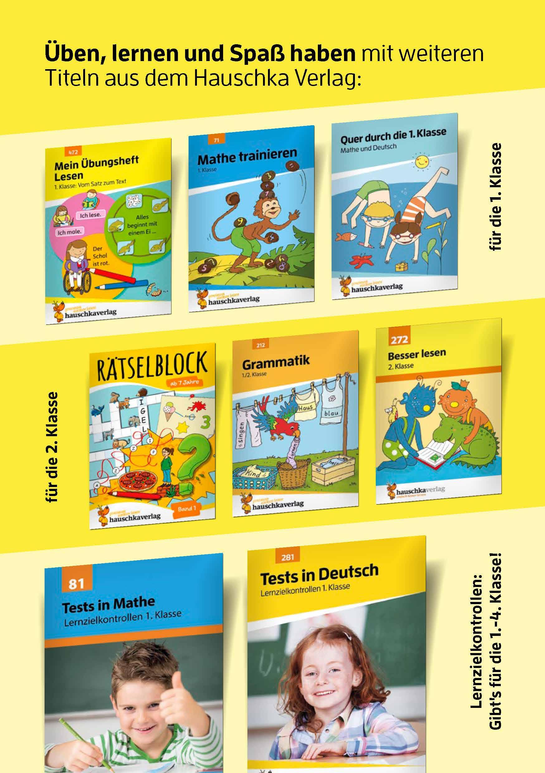 Beispielinhalt (Bild) Mein Übungsheft Lesen 1. Klasse - Vom Wort zum Satz