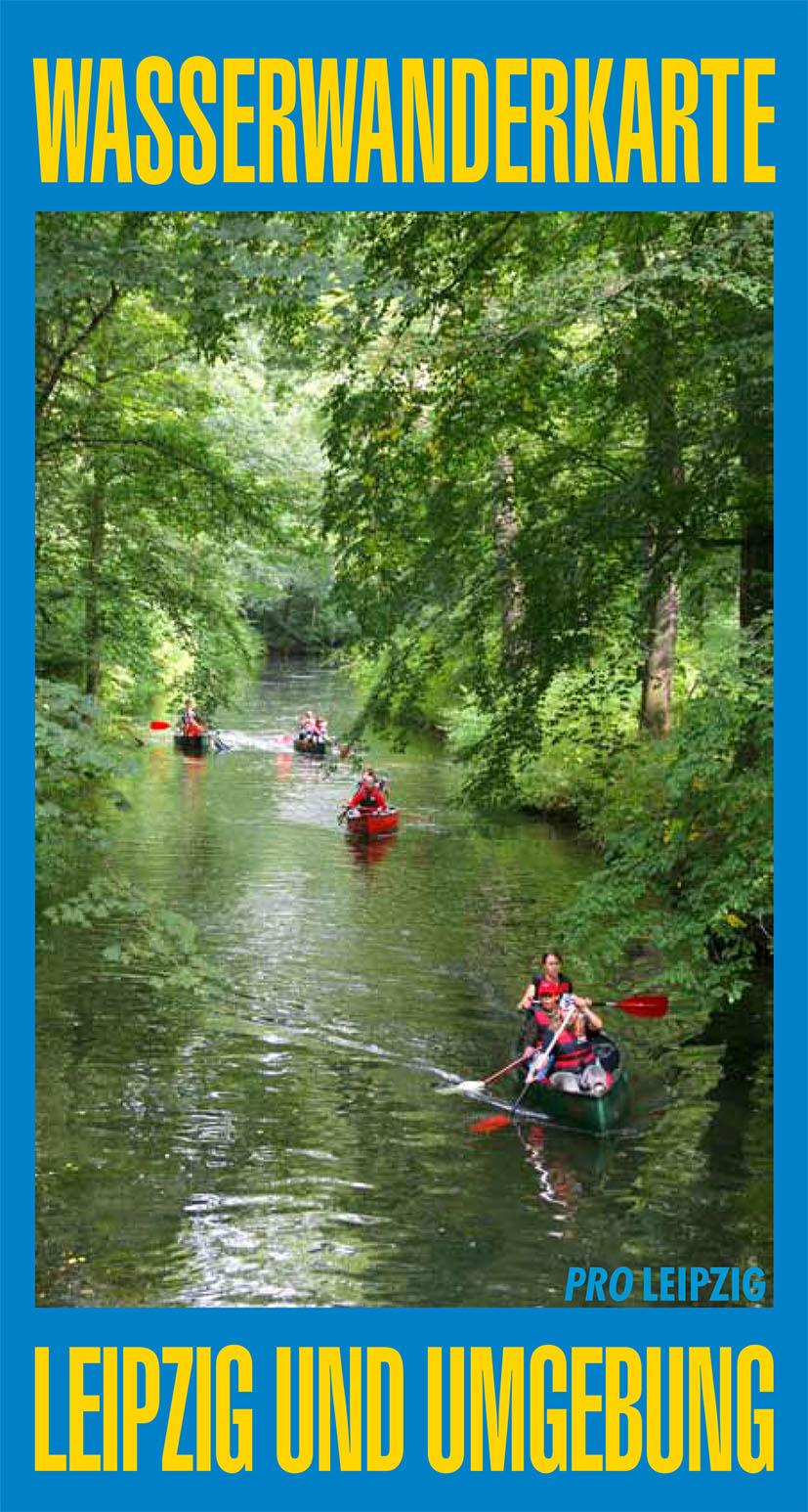 Vorderes Coverbild Wasserwanderkarte Leipzig und Umgebung
