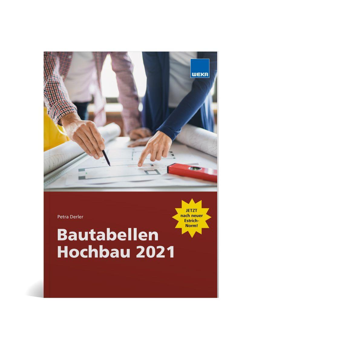 Vorderes Coverbild Bautabellen Hochbau 2021