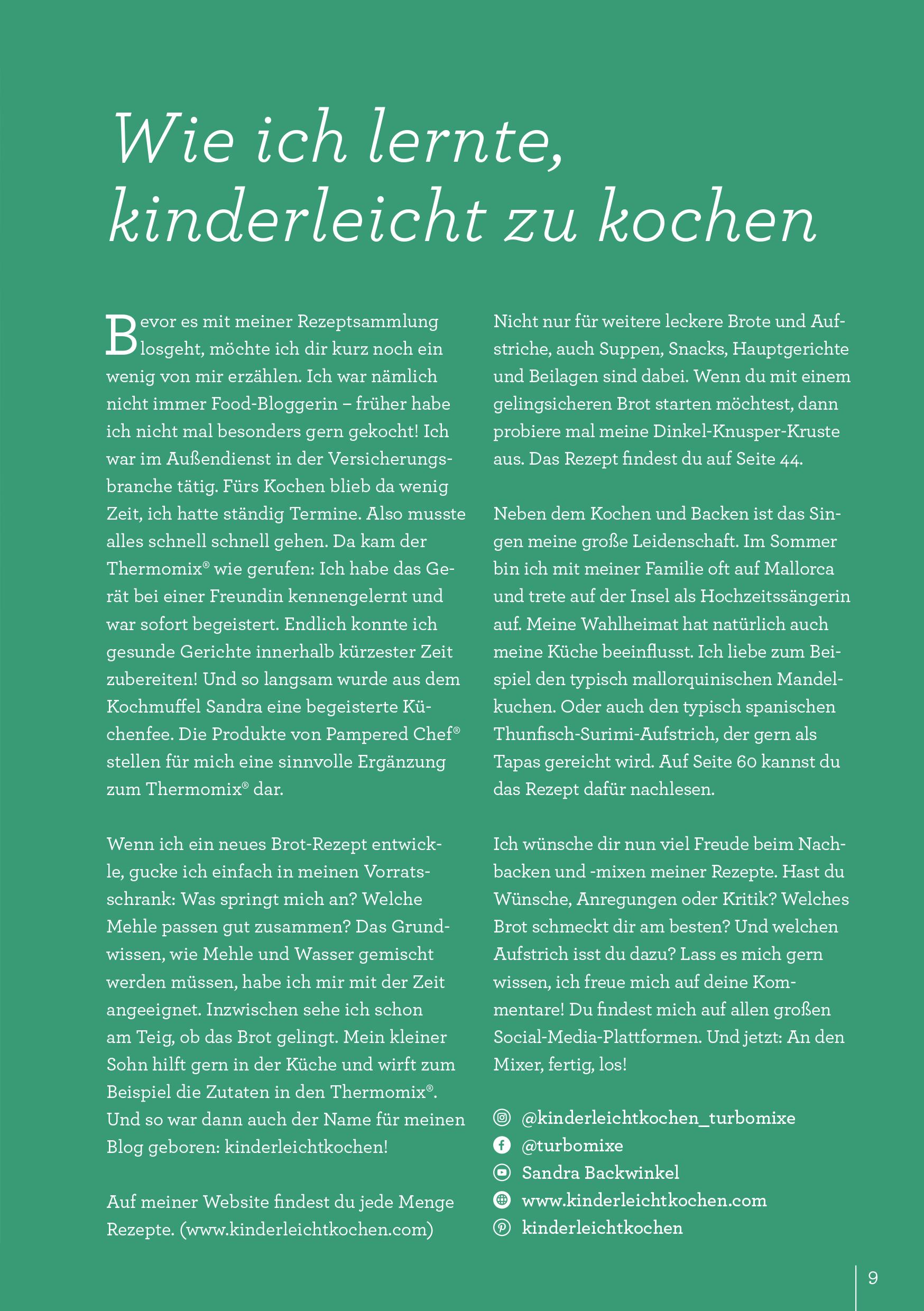 Beispielinhalt (Bild) Die perfekte Brotzeit - Selbst gemachte Brote + feine Aufstriche von Kinderleichtkochen