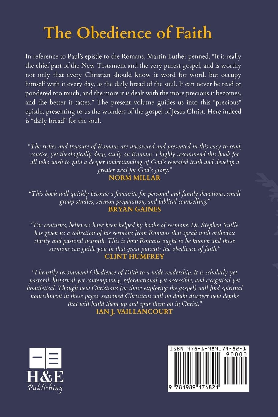 Rückseitencover The Obedience of Faith