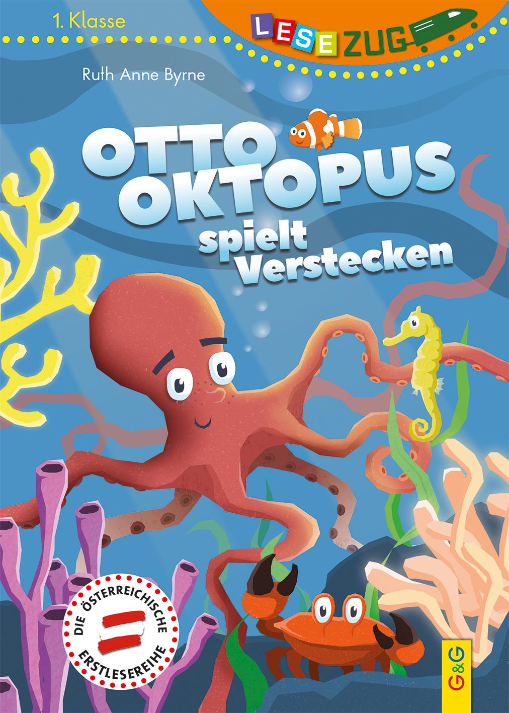Vorderes Coverbild LESEZUG/1. Klasse Otto Oktopus spielt Verstecken
