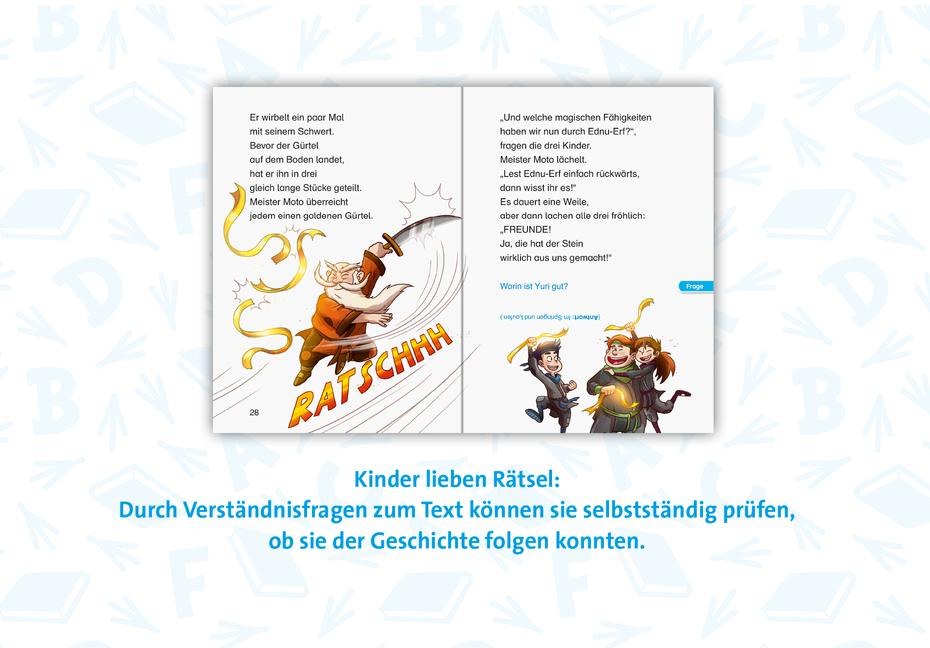 Beispielinhalt (Bild) Ninjageschichten - Leserabe ab 2. Klasse - Erstlesebuch für Kinder ab 7 Jahren