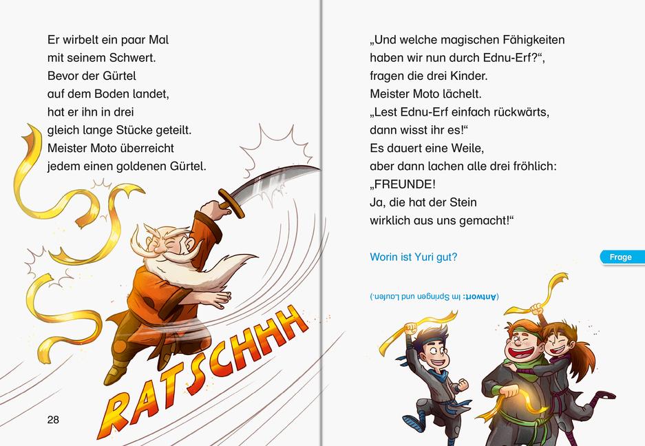 Beispielinhalt (Bild) Ninjageschichten - Leserabe ab 2. Klasse - Erstlesebuch für Kinder ab 7 Jahren