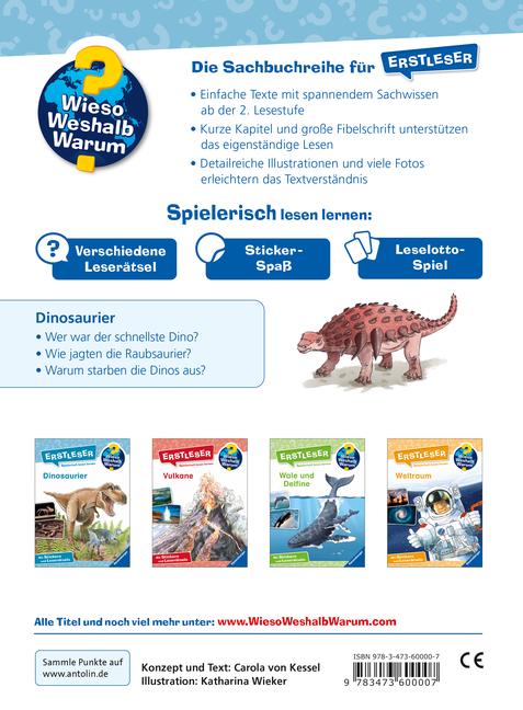 Beispielinhalt (Bild) Wieso? Weshalb? Warum? Erstleser: Dinosaurier (Band 1)