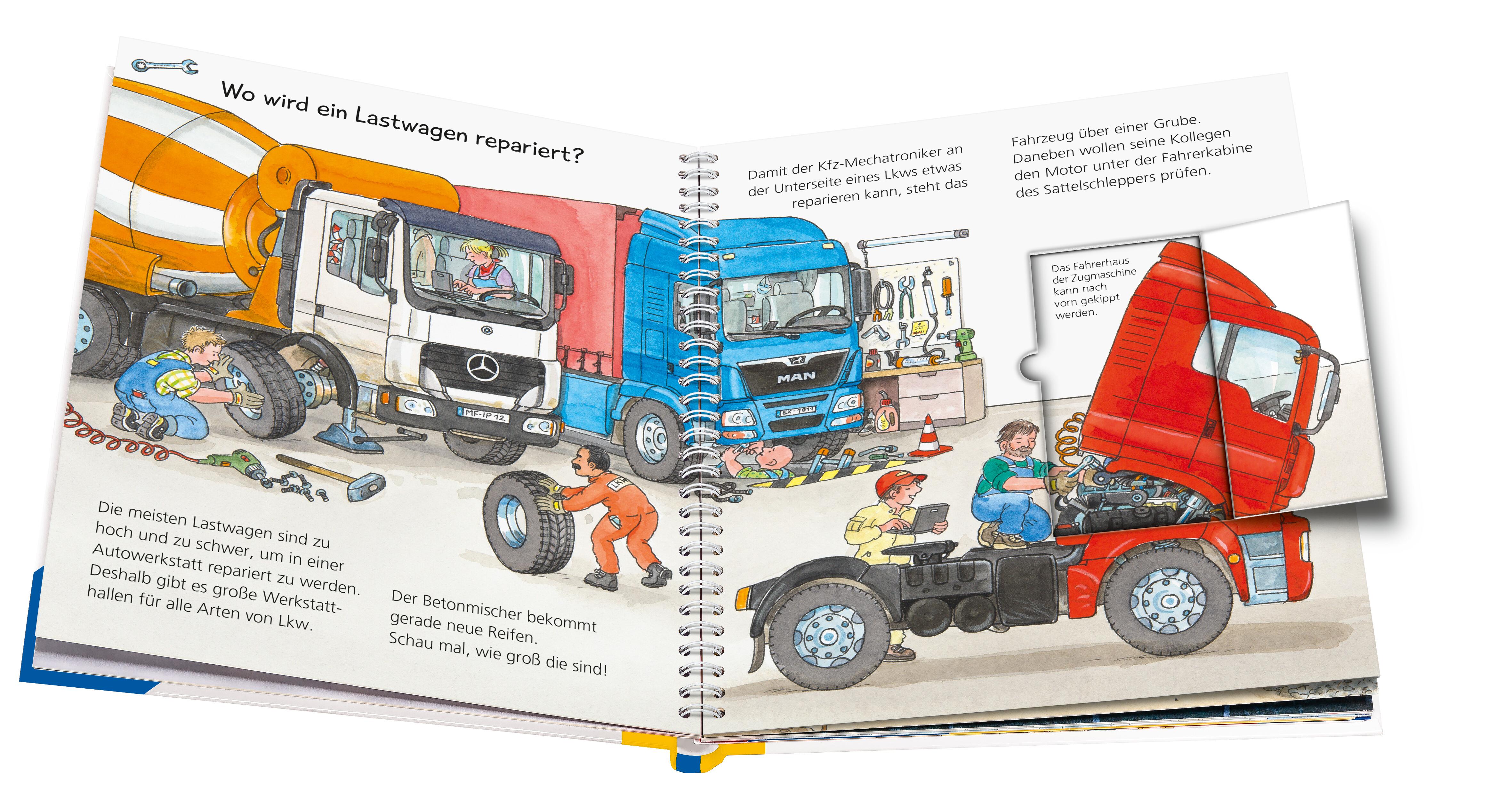 Beispielinhalt (Bild) Wieso? Weshalb? Warum? junior, Band 51: Der Lastwagen