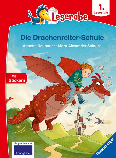 Vorderes Coverbild Die Drachenreiter-Schule - Leserabe ab 1. Klasse - Erstlesebuch für Kinder ab 6 Jahren