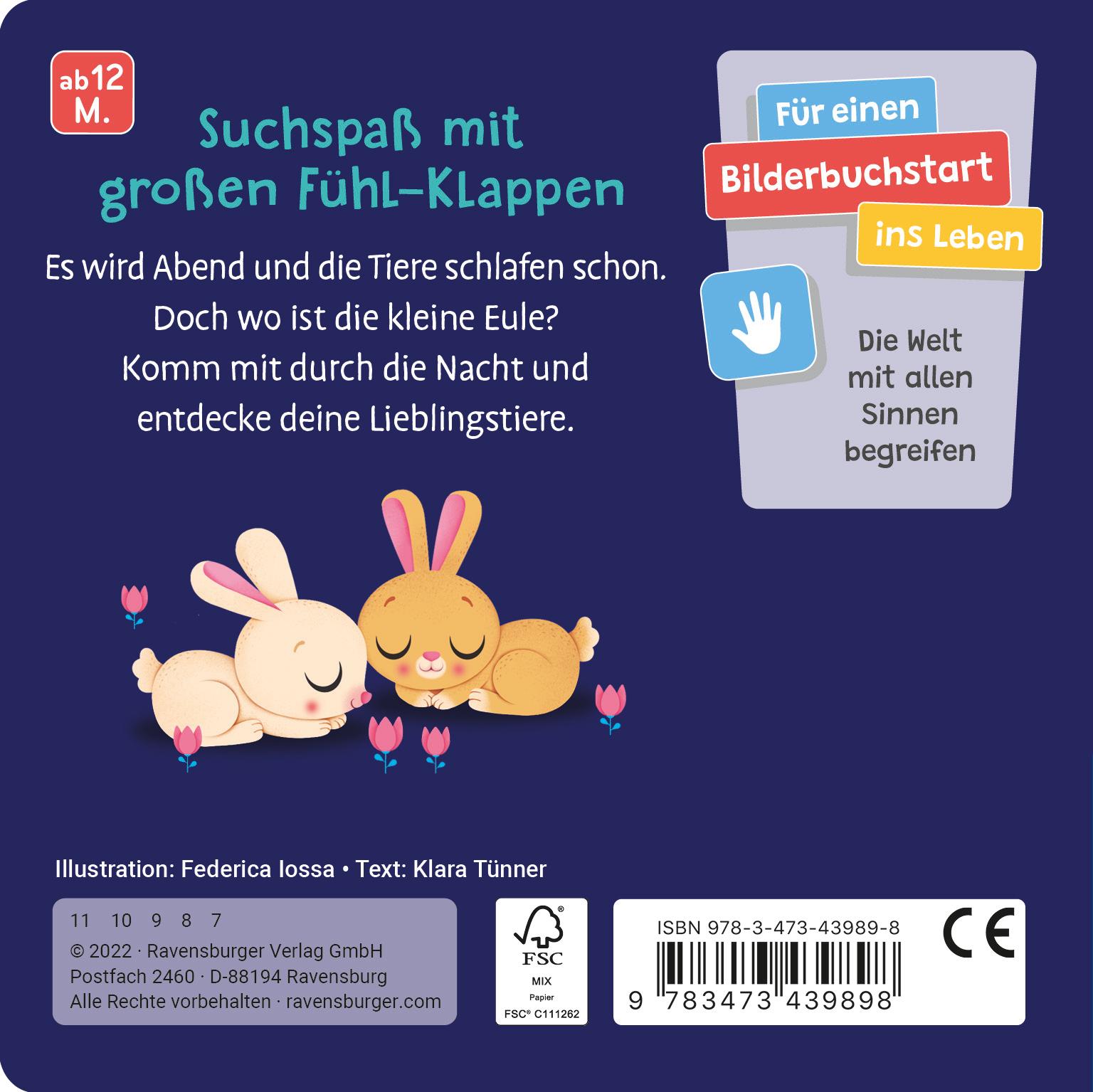 Rückseitencover Wo bist du, kleine Eule?