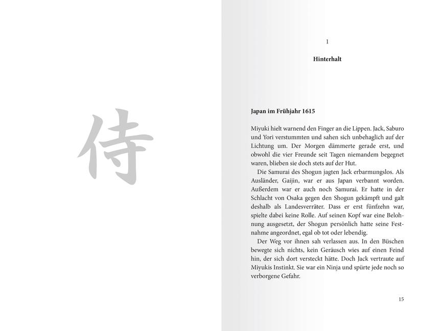 Beispielinhalt (Bild) Samurai, Band 7: Der Ring des Windes