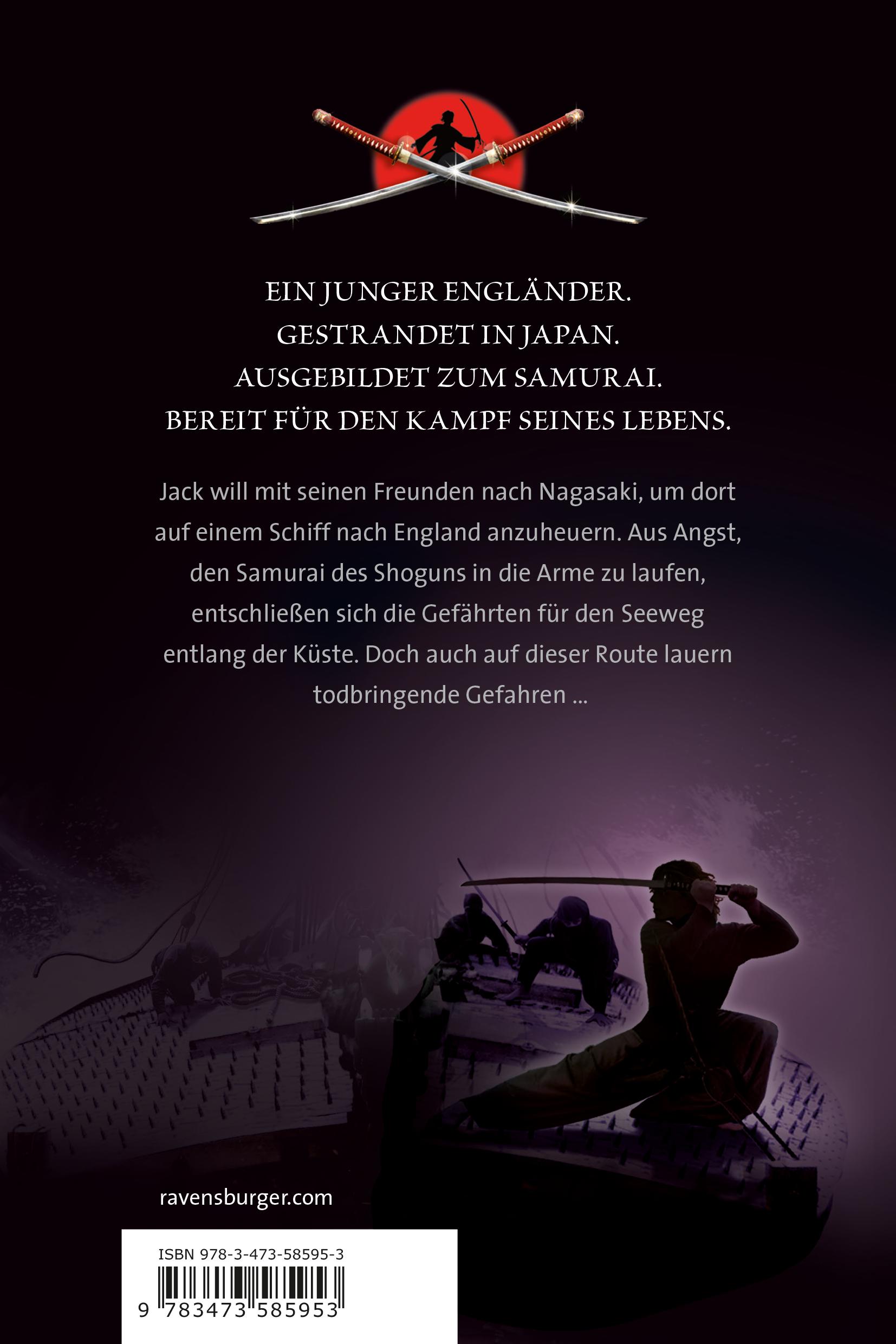 Rückseitencover Samurai, Band 7: Der Ring des Windes