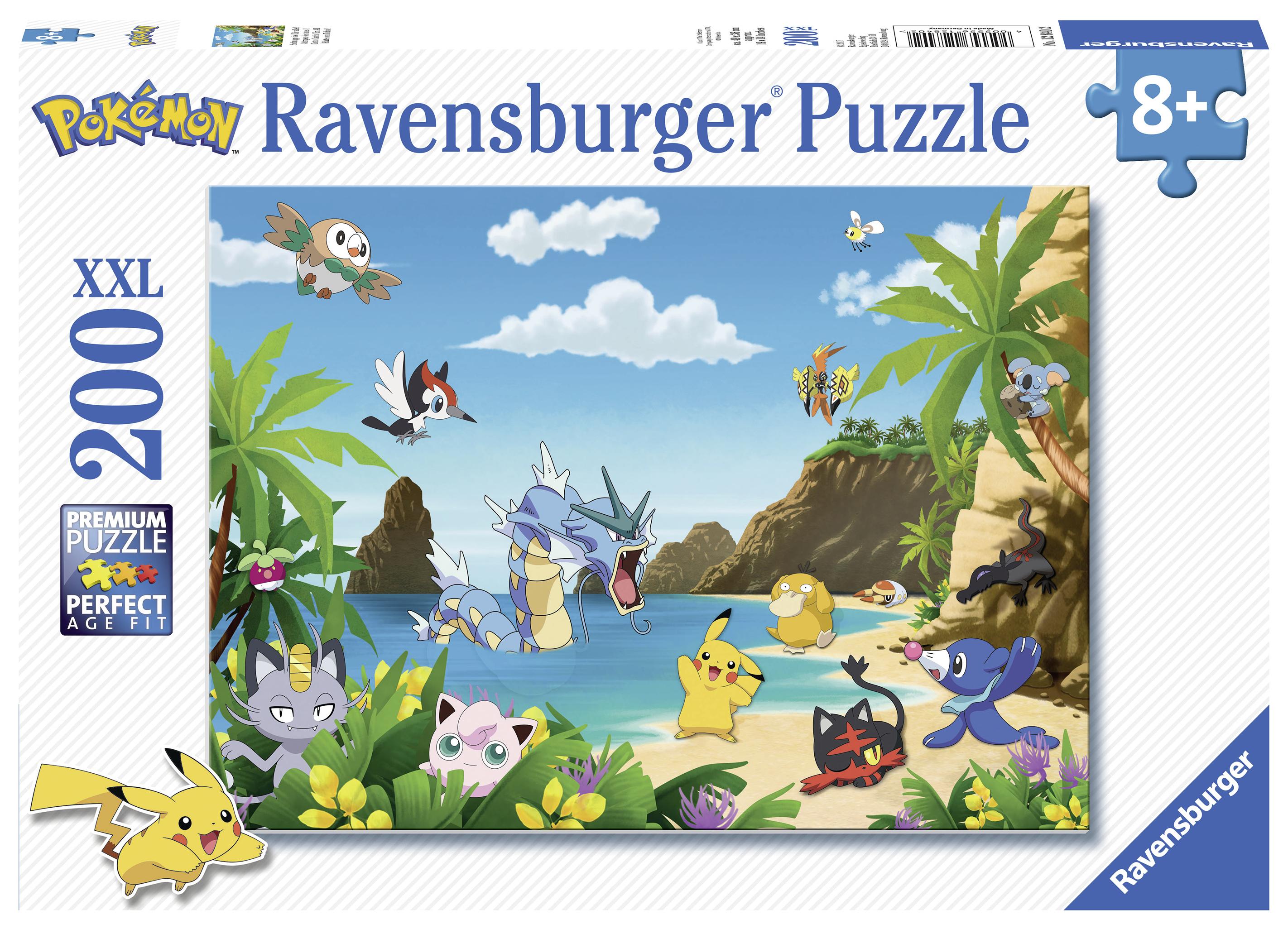 Vorderes Coverbild Ravensburger Kinderpuzzle 12840 - Schnapp sie dir alle! 200 Teile XXL - Pokémon Puzzle für Kinder ab 8 Jahren