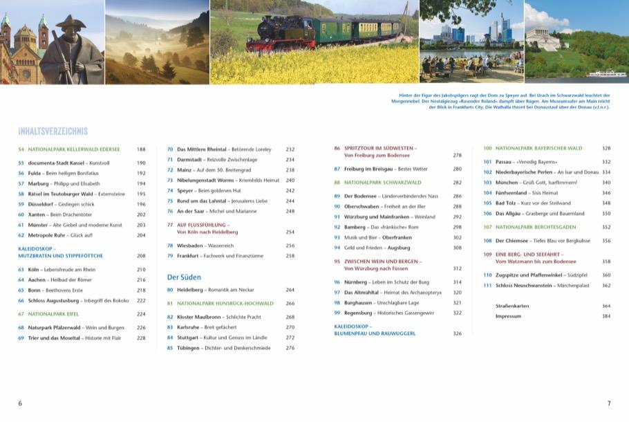 Beispielinhalt (Bild) Das Reisebuch Deutschland