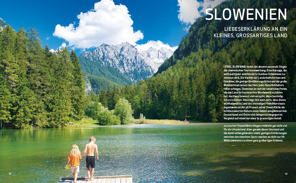 Beispielinhalt (Bild) Wild Swimming Kroatien und Slowenien