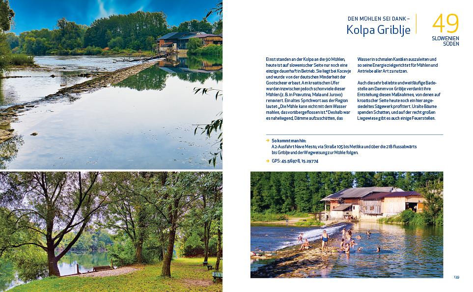 Beispielinhalt (Bild) Wild Swimming Kroatien und Slowenien