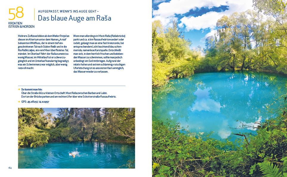 Beispielinhalt (Bild) Wild Swimming Kroatien und Slowenien