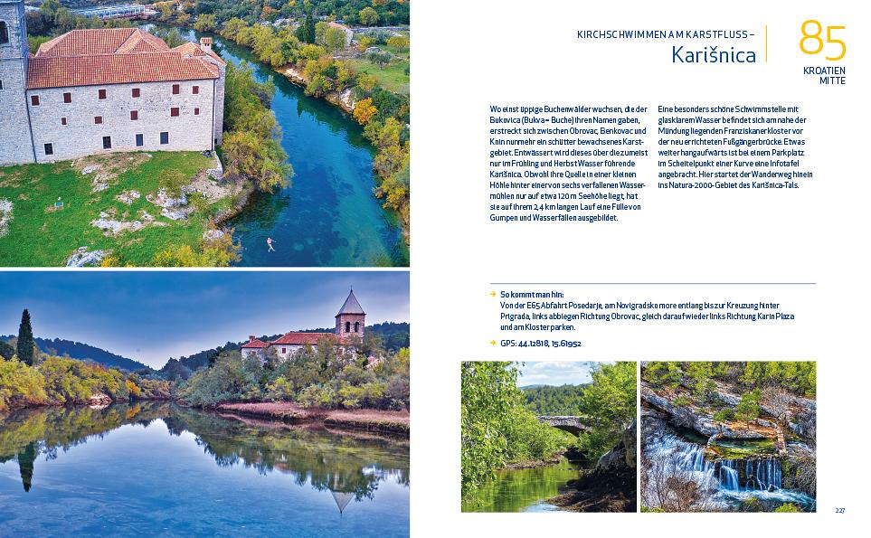 Beispielinhalt (Bild) Wild Swimming Kroatien und Slowenien