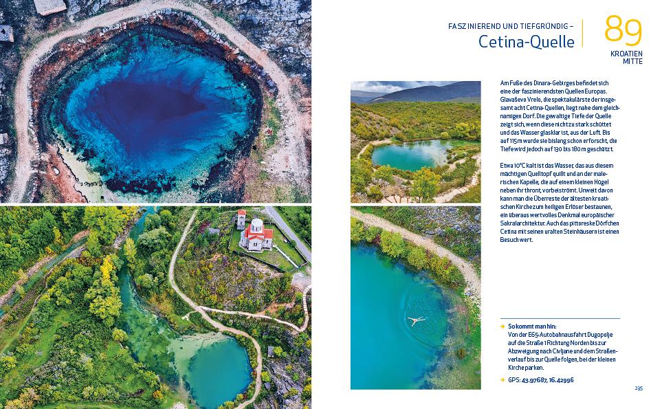 Beispielinhalt (Bild) Wild Swimming Kroatien und Slowenien