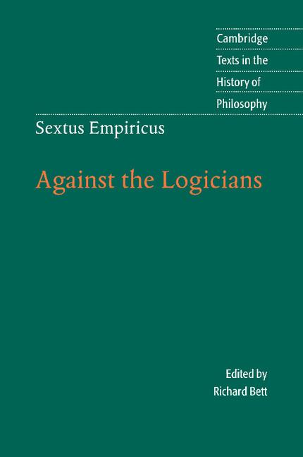Vorderes Coverbild Sextus Empiricus