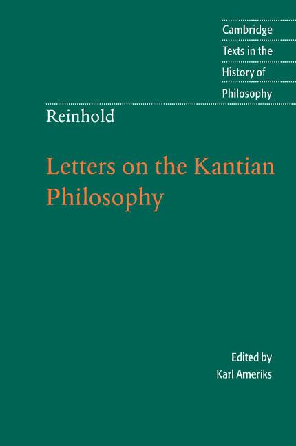 Vorderes Coverbild Letters on the Kantian Philosophy