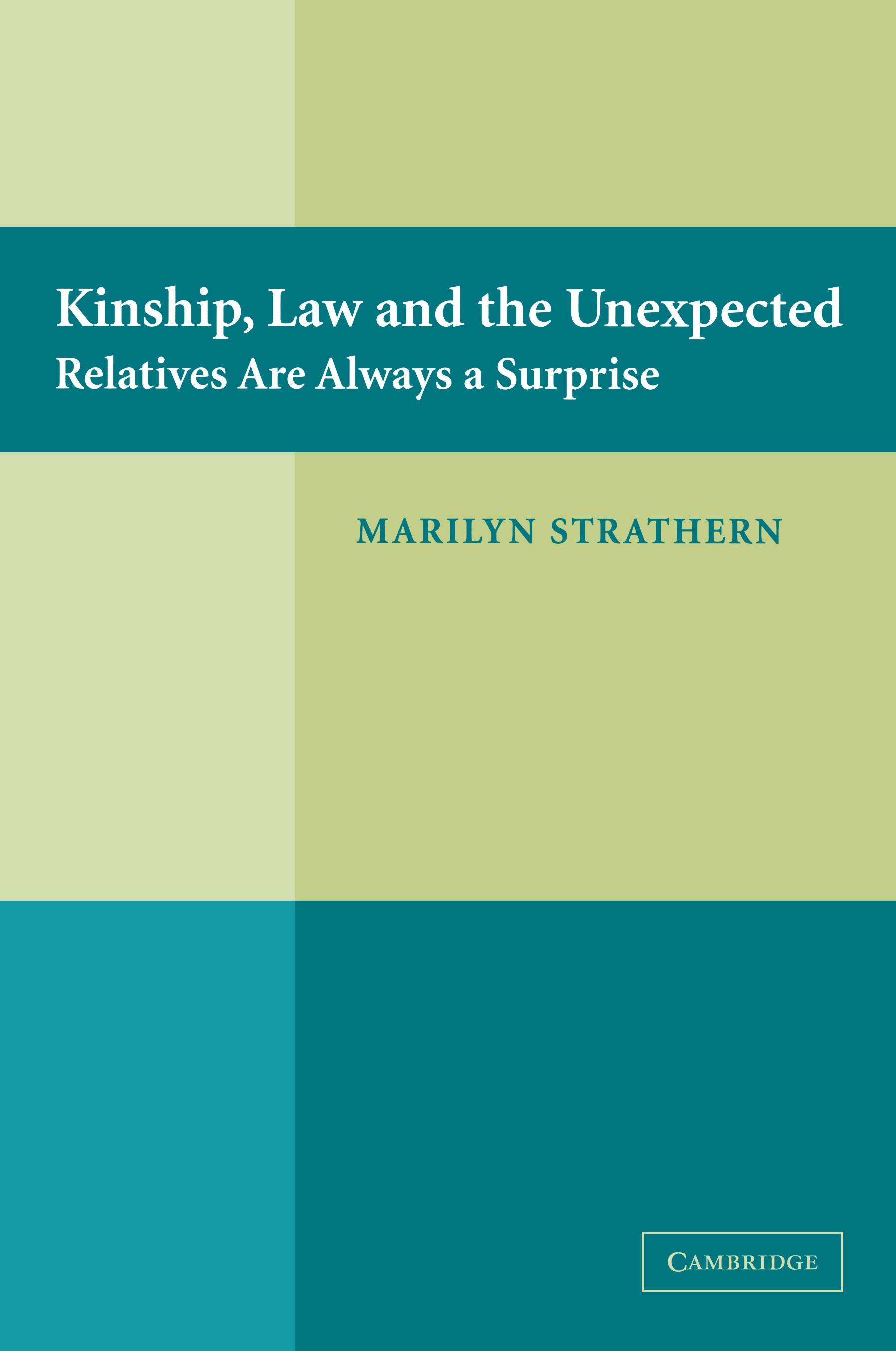 Vorderes Coverbild Kinship, Law and the Unexpected
