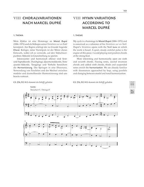 Beispielinhalt (Bild) Feuer und Farbe / The Colours of Fire -Moderne Choralharmonisierung und freie Improvisation / Modern chorale harmonization and free improvisation-