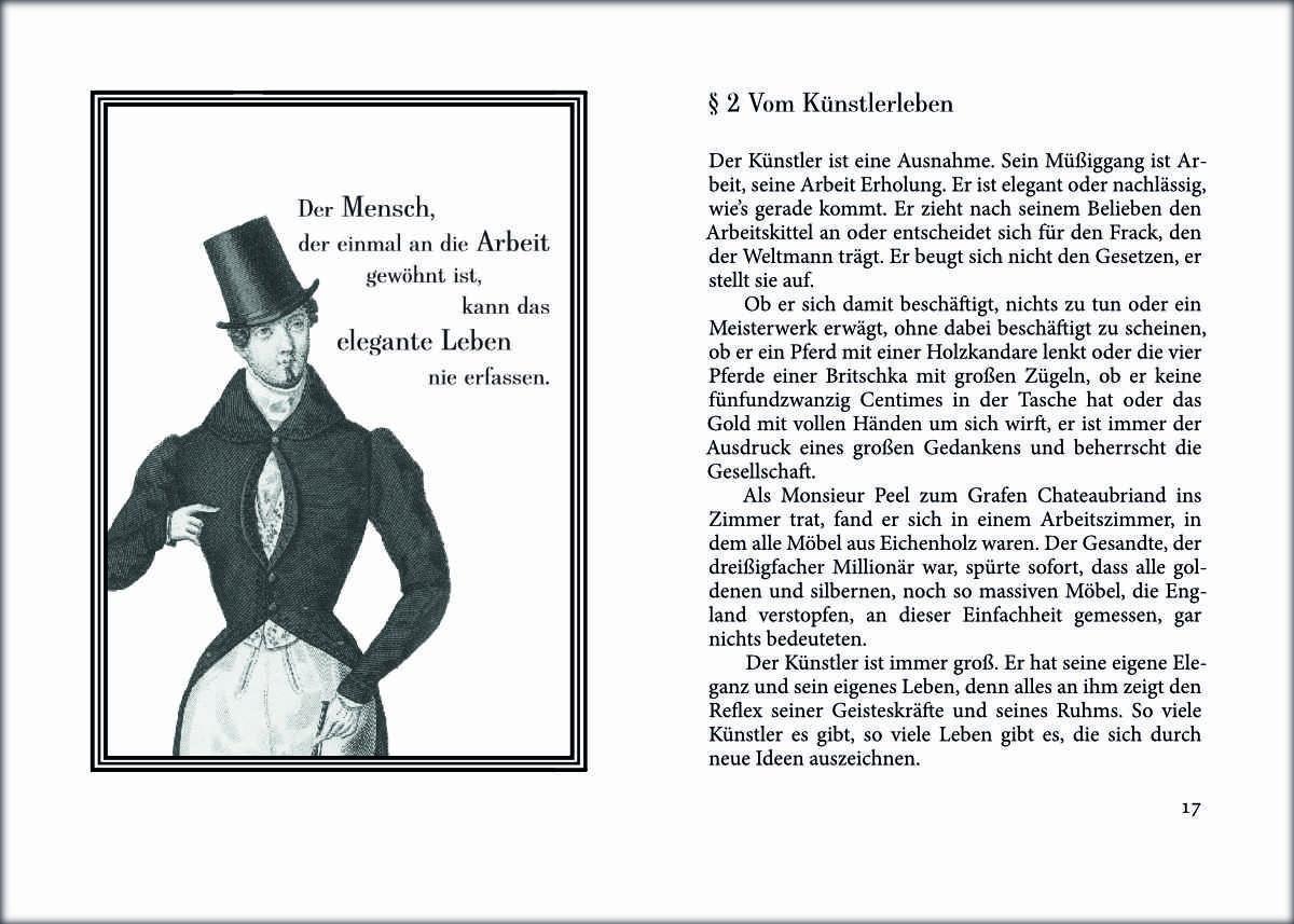 Beispielinhalt (Bild) Über das elegante Leben