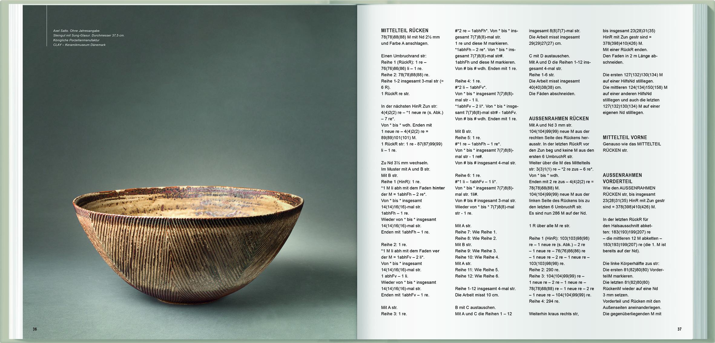 Beispielinhalt (Bild) Gestrickt wie getöpfert