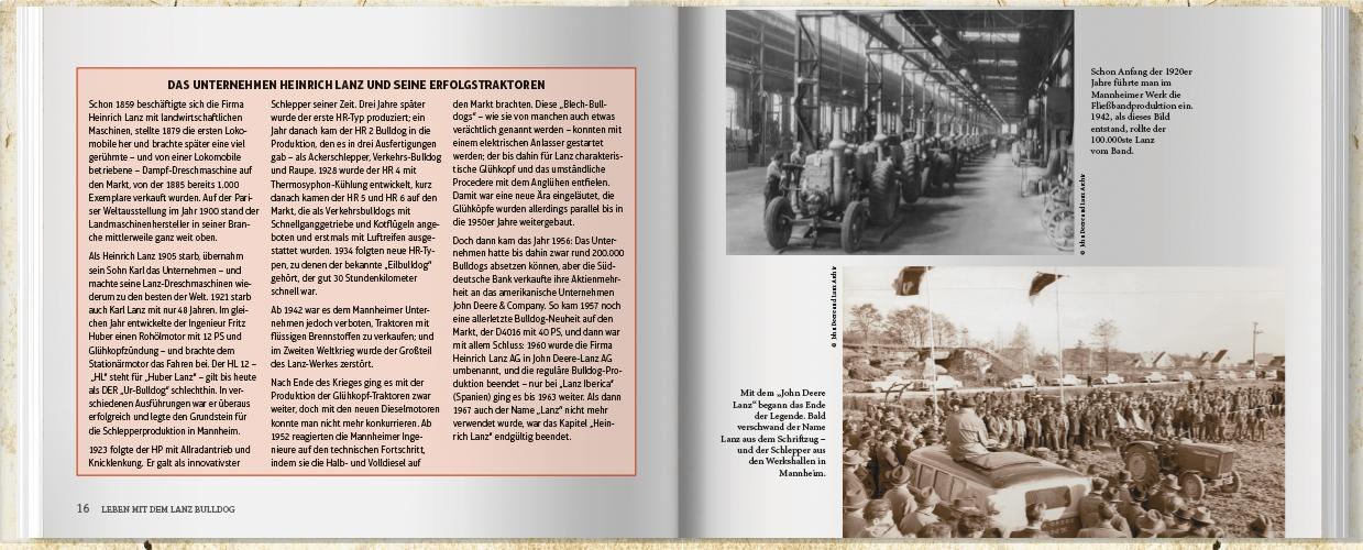 Beispielinhalt (Bild) Leben mit dem Lanz Bulldog