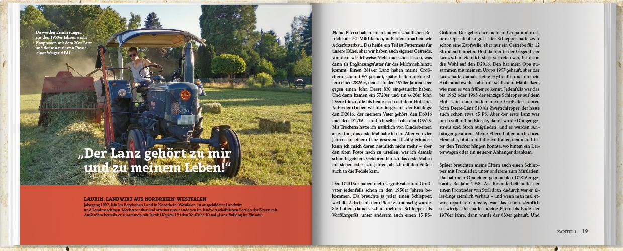 Beispielinhalt (Bild) Leben mit dem Lanz Bulldog