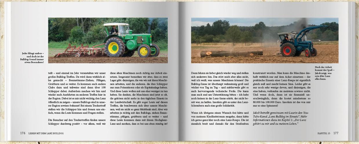 Beispielinhalt (Bild) Leben mit dem Lanz Bulldog