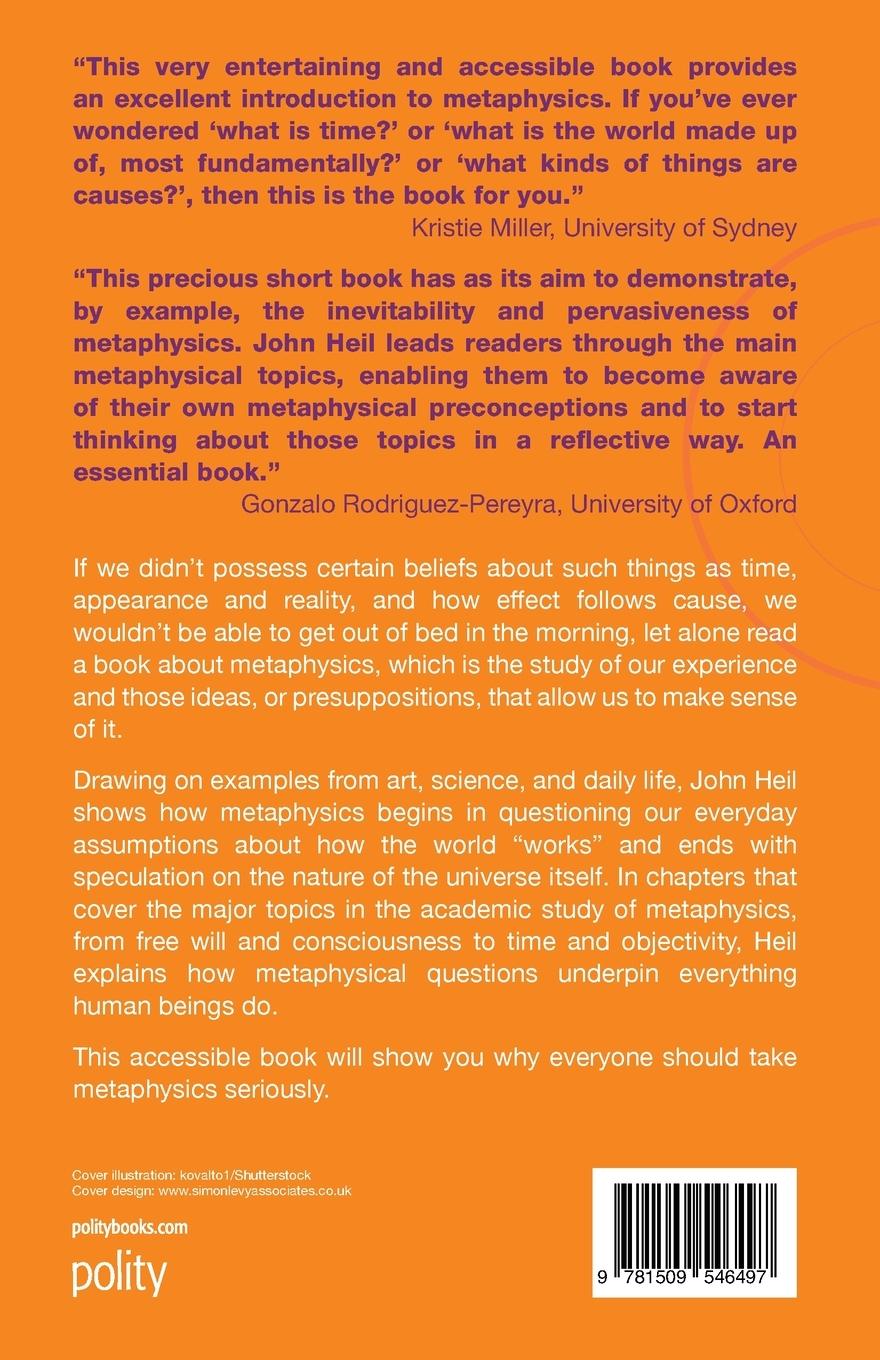 Rückseitencover What Is Metaphysics?