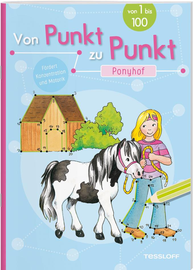 Vorderes Coverbild Von Punkt zu Punkt. Ponyhof
