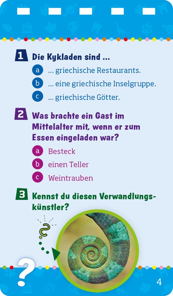 Beispielinhalt (Bild) WAS IST WAS Das Besserwisser-Quiz