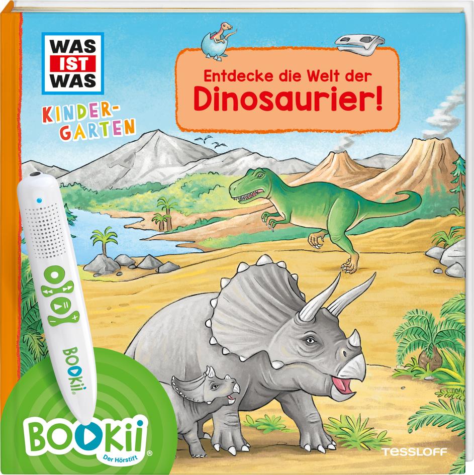 Vorderes Coverbild BOOKii® WAS IST WAS Kindergarten Entdecke die Welt der Dinosaurier!